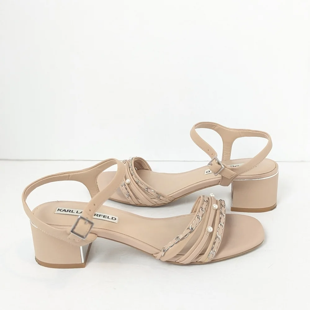 Karl Lagerfeld leather Tori sandals - Picture 1 of 16